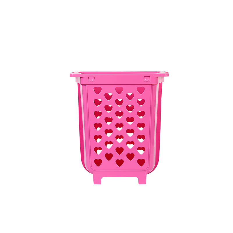 26L Vertical Laundry Basket With Heart-Shaped Hole